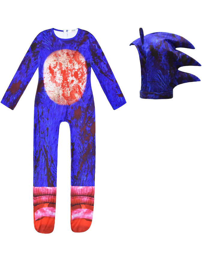 Costumes d’Halloween Sonic Holiday Party Modelage de personnage Combinaison 1930