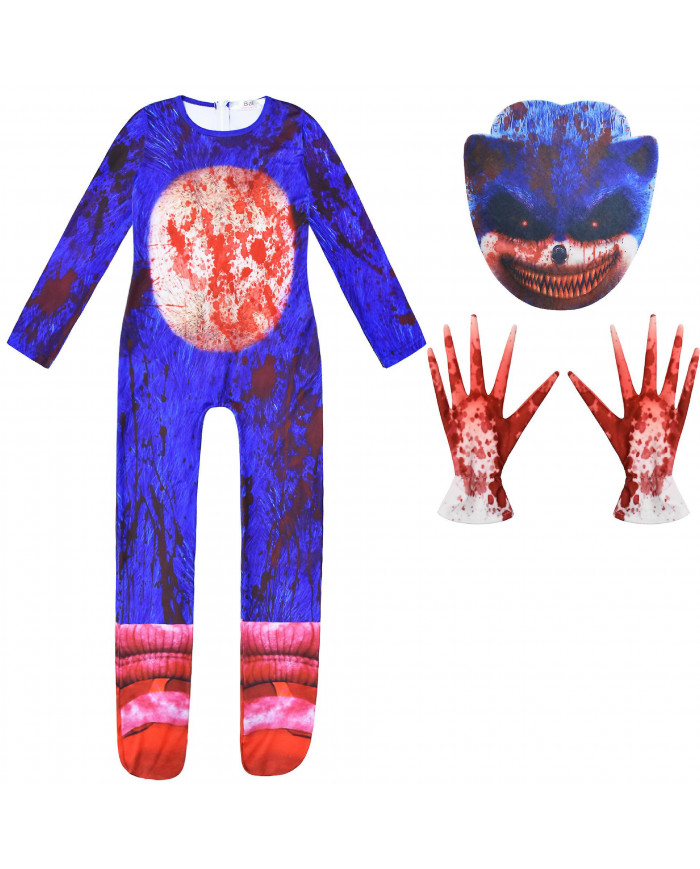 Costumes d’Halloween Sonic Holiday Party Modelage de personnage Combinaison 1930
