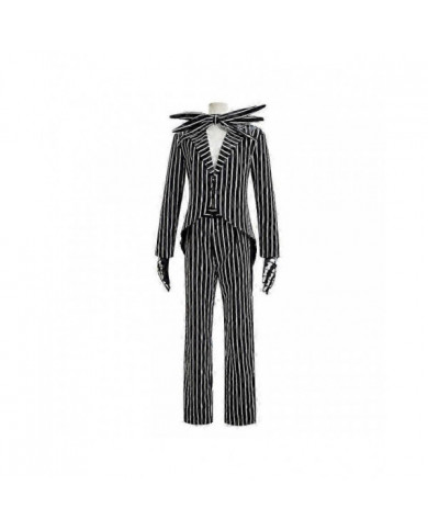 Halloween Jack Skellington Cosplay Costume Noir Robe pour Femmes Tenues Halloween Costumes Cosplay Rôle Play Party