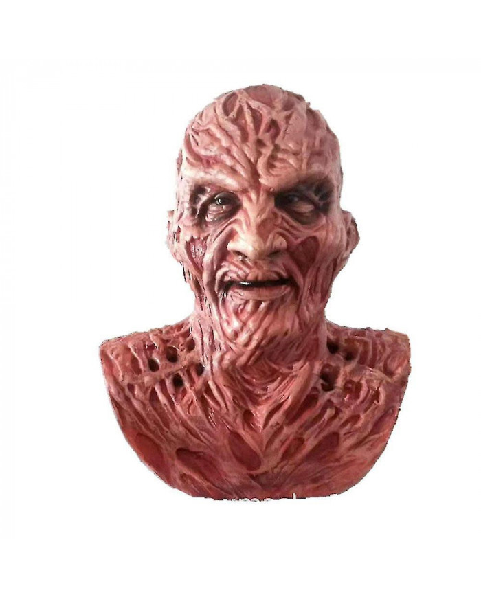 Freddy Krueger Latex Masque Carnaval Halloween Réaliste Adulte Fête Effrayant Cosplay Prop