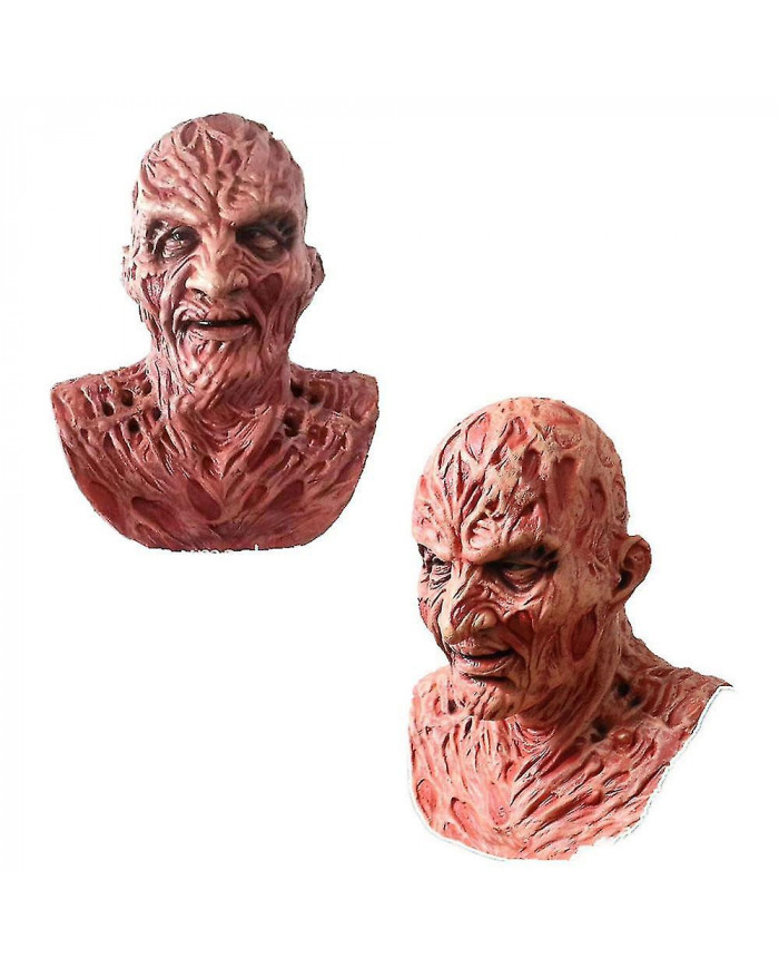 Freddy Krueger Latex Masque Carnaval Halloween Réaliste Adulte Fête Effrayant Cosplay Prop