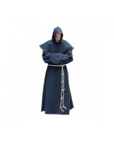 S-5xl Renaissance Moine Clergé Habit Scapulaire Frère Costume Religieux Robe Saint Robe Hommes Prêtre Capuche [...]
