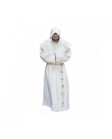 S-5xl Renaissance Moine Clergé Habit Scapulaire Frère Costume Religieux Robe Saint Robe Hommes Prêtre Capuche [...]