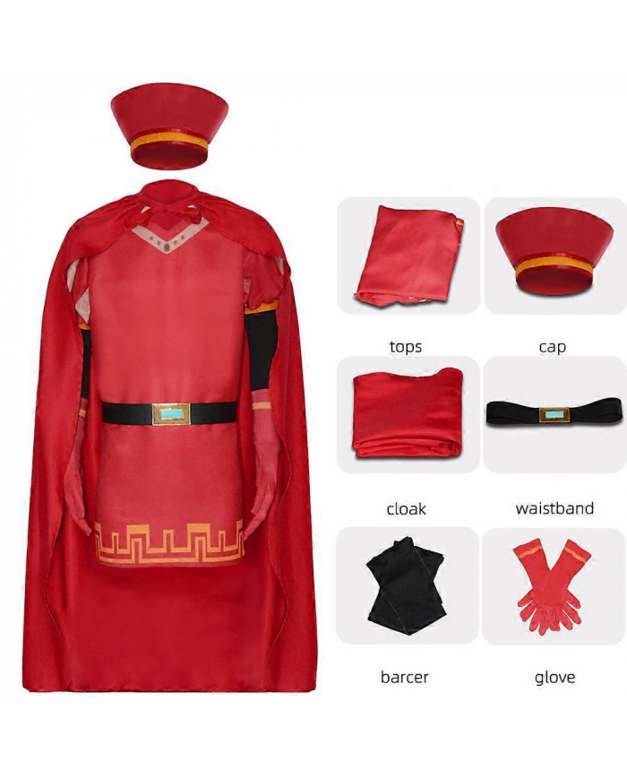 2024 Shrek Lord Farquaad Cosplay Costume Vert Monstre Farquaad Manteau Unifrom Costume Pour Hommes Adultes [...]
