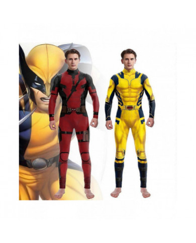 2024 Adulte Enfants Wolverine James Howlett Cosplay Costume Hommes Halloween Zenti Party Body Slim Jaune Fantaisie [...]