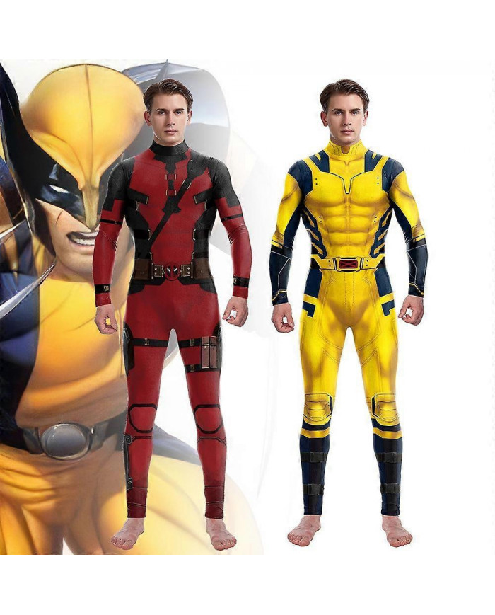 2024 Adulte Enfants Wolverine James Howlett Cosplay Costume Hommes Halloween Zenti Party Body Slim Jaune Fantaisie [...]