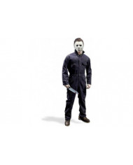 Michael Myers Costume Avec Couteau De Sang Halloween Cosplay Masque Michael Myers Combinaison Pour Adulte - JA