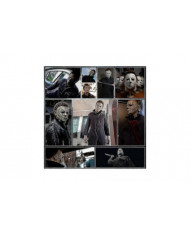 Michael Myers Costume Avec Couteau De Sang Halloween Cosplay Masque Michael Myers Combinaison Pour Adulte - JA