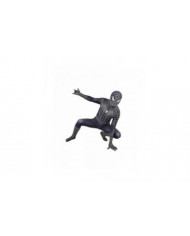 Halloween Homme Noir Remy Spiderman Cosplay Costume Venom Symbiote Remy Suit Body Adulte