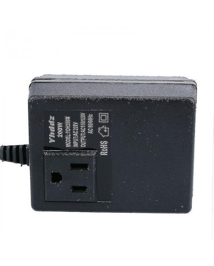 200w Transformer 220V à 110V / 110V à 220V Us / European Plug Voltage Converter Team