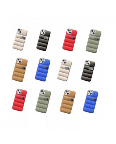Veste en duvet d’hiver 3d The Puffer Soft Cloth Phone Case, 3d Mignon housse antichoc pour Iphone 12 Promax / 13 Promax