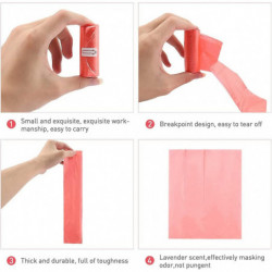 6pcs Dog Poop Pickup Bags Holder,pet Dog Poop Waste Bag Holder, Poop Bag Dispenser For Pet