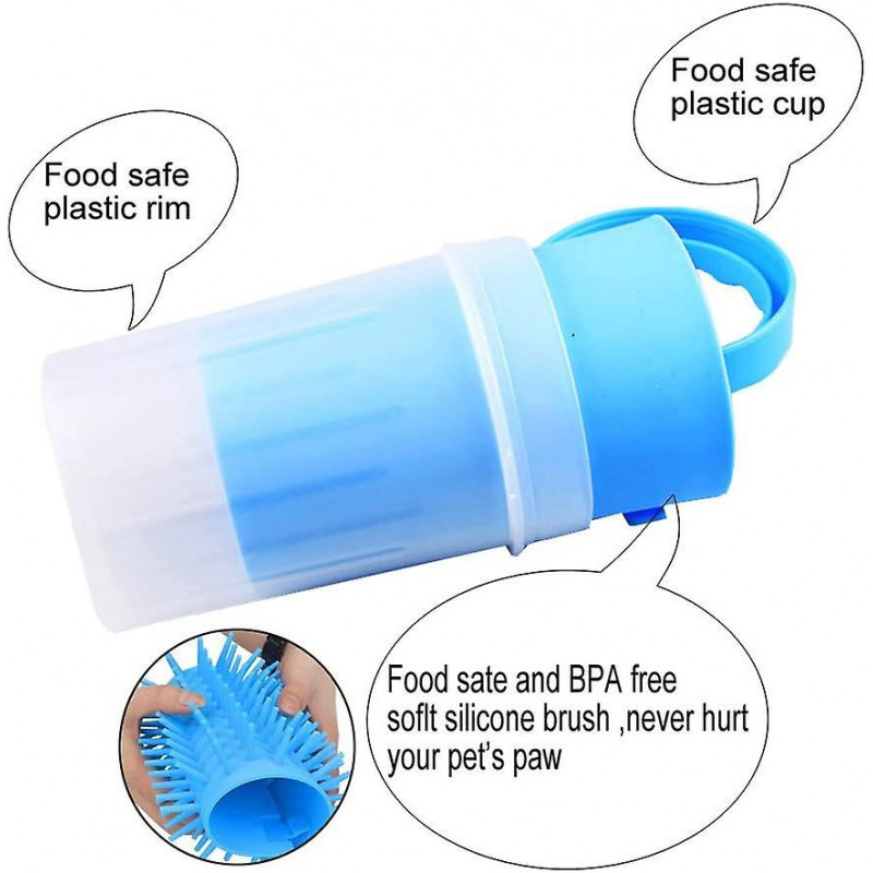 Portable Dog Paw Cleaner For Claw Care Line,small/medium Dogs