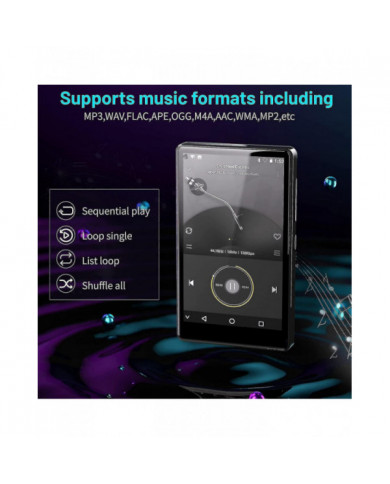 Lecteur MP3 Bluetooth avec Spotify pour les enfants, Audible, navigateur (amovible), amazon Music, 4.0 « Ips [...]