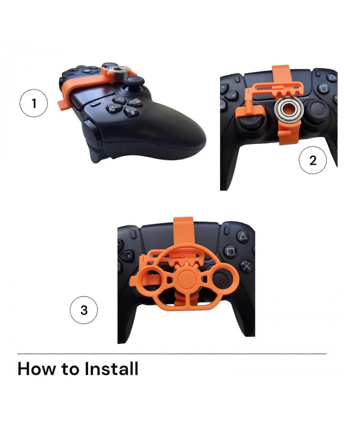 Mini volant de jeu pour manette XBox X,S