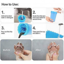Portable Dog Paw Cleaner For Claw Care Line,small/medium Dogs