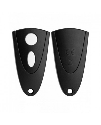 Ouvre-porte de garage 433Mhz pour Tormatic Novotron 502 MAX43-2 / 512 MIX43-2 Télécommande Pack de 2 (clé blanche)