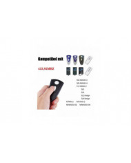 Ouvre-porte de garage 433Mhz pour Tormatic Novotron 502 MAX43-2 / 512 MIX43-2 Télécommande Pack de 2 (clé blanche)