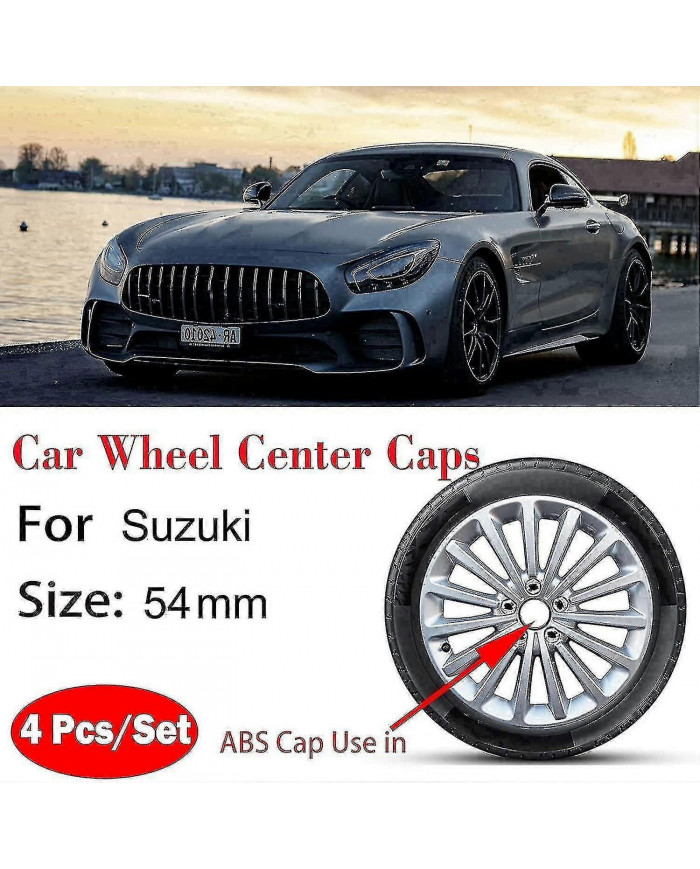4 54mm Tapas Centrales Cubos De Automviles Para Suzuki Swift Sx4 S-cross Ignis Vitara Solio Bandit Swace, Antixido [...]