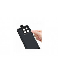 Pour Xiaomi 14T Pro Case avec fentes pour cartes Couvercle de téléphone en cuir à rabat vertical - Noir