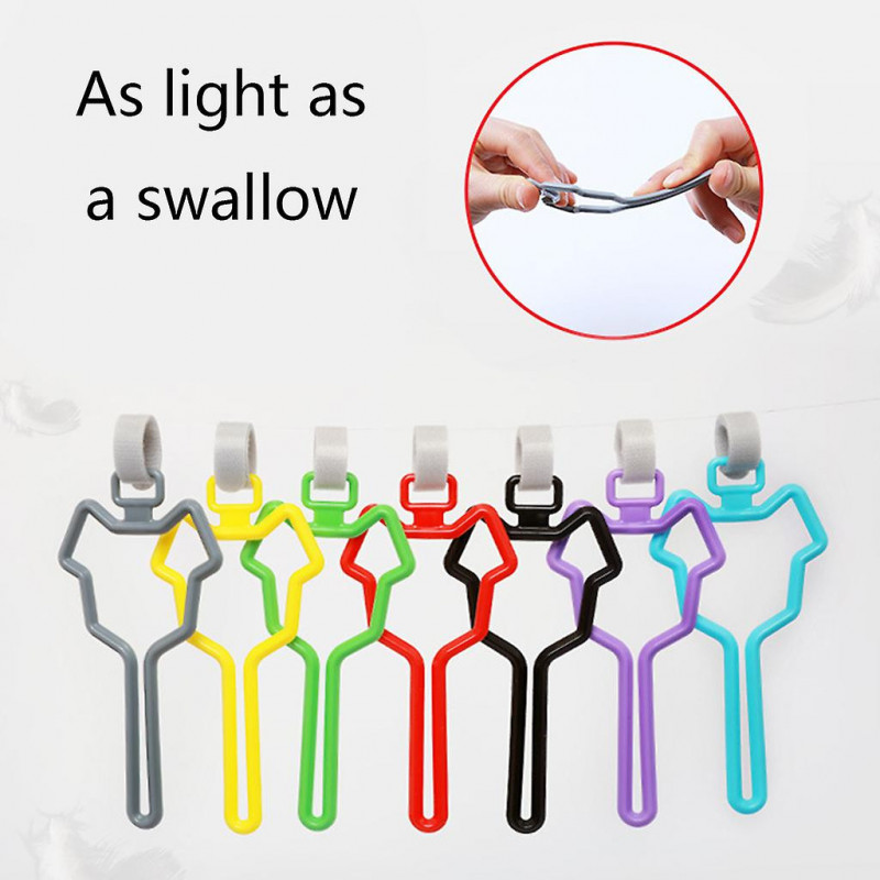 Waste Bag Carrier Clip for Leash Lightweight Hand Free Bag Carrier Hands Free