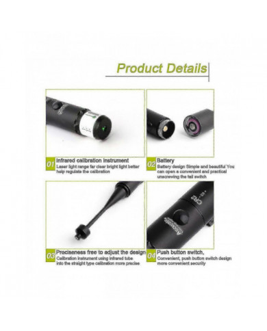 Calibrateur laser Calibrateur en alliage d’aluminium Calibrateur laser sans rotation Adaptateur réglable à 8 trous [...]