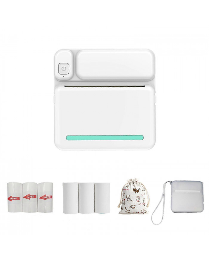 Imprimantes Bluetooth portables thermiques 57mm Mini imprimantes photo d’image thermique POS sans fil pour [...]