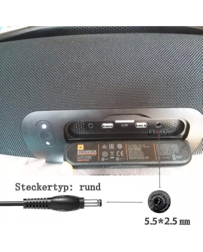 Chargeur 90w pour Jbl Boombox, boombox-2, xtreme, xtreme-2, barre de son Studio, adaptateur secteur de haut- [...]