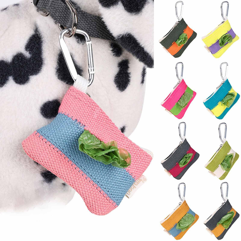Pet Garbage Bag Clip Hands-free Dog Cleaning Supplies Easy Use for Hiking