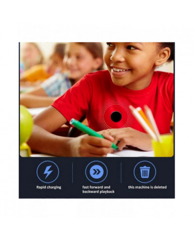 Enregistreur vocal numérique Mini broche Enregistreur de son Enregistreur vocal professionnel longue distance [...]