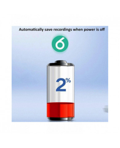 Enregistreur vocal numérique Mini broche Enregistreur de son Enregistreur vocal professionnel longue distance [...]