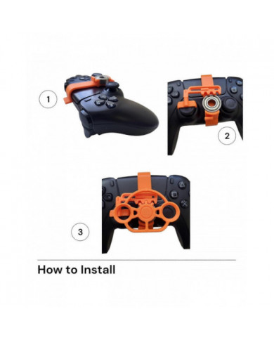 Mini volant de course de jeu pour manette PS5