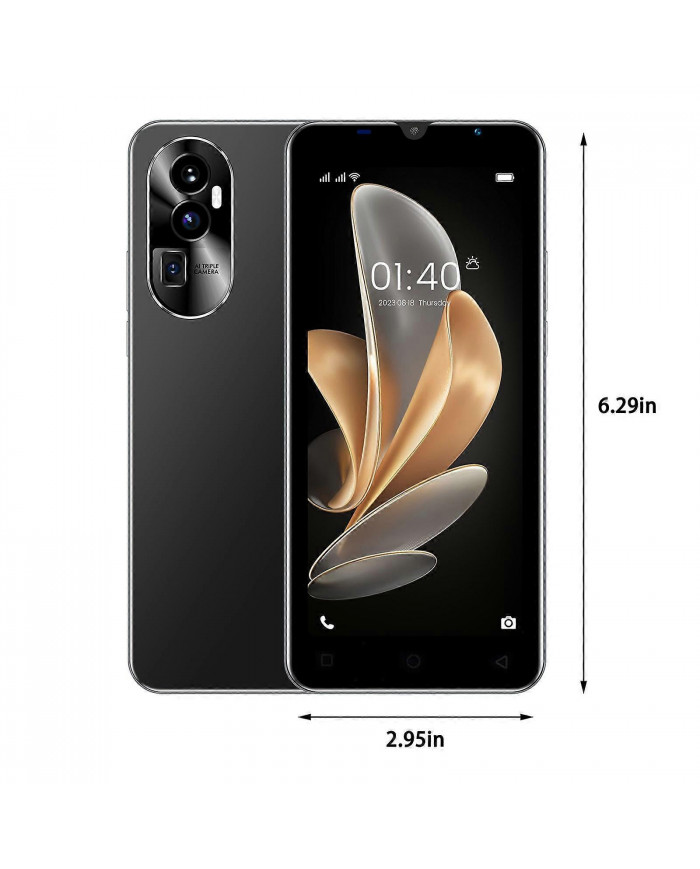 Électronique 5.5 Pouces android 13 Téléphone Intelligent 16Gb Sim Veille 3200Mah Réseau Téléphone Mobile