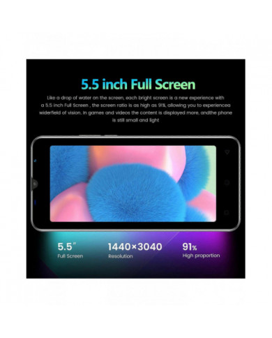 Électronique 5.5 Pouces android 13 Téléphone Intelligent 16Gb Sim Veille 3200Mah Réseau Téléphone Mobile