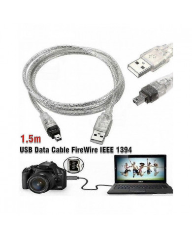 Pour Mini Dv Minidv Usb Data Cable Firewire Ieee 1394 Hdv Caméscope Pour Éditer Pc
