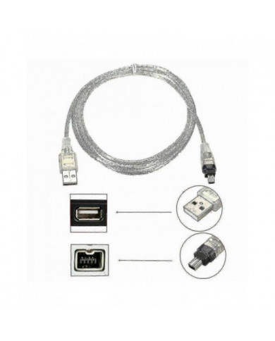 Pour Mini Dv Minidv Usb Data Cable Firewire Ieee 1394 Hdv Caméscope Pour Éditer Pc
