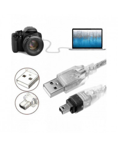 Pour Mini Dv Minidv Usb Data Cable Firewire Ieee 1394 Hdv Caméscope Pour Éditer Pc