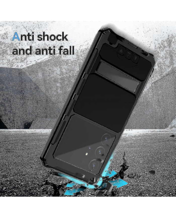 Coque de téléphone en métal de qualité militaire robuste pour Samsung Galaxy S24 Ultra Protection intégrée de [...]