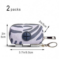 2 Pack Fashion Dog Poop Waste Bag Dispenser, Pet Dog Waste Bag Dispenser, Dog Poop Bag Holder