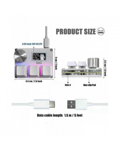 Sayodevice Osu O3c Commutateurs Hall à gâchette rapide Commutateurs linéaires magnétiques Clavier avec bouton et [...]