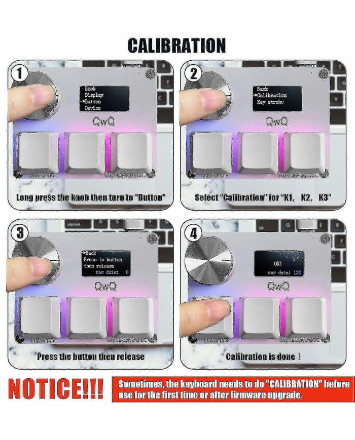Sayodevice Osu O3c Commutateurs Hall à gâchette rapide Commutateurs linéaires magnétiques Clavier avec bouton et [...]