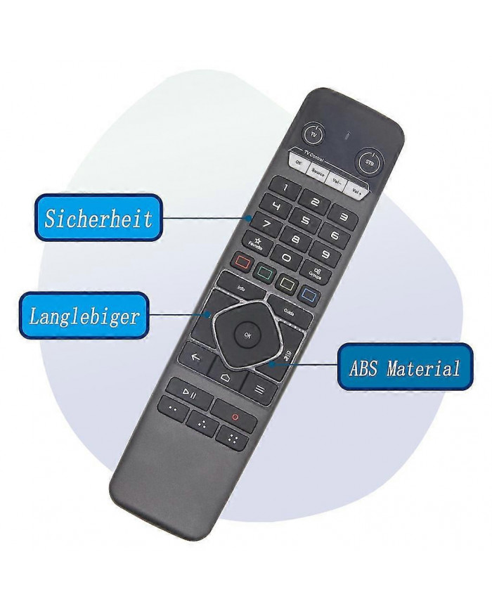 Télécommande vocale d’apprentissage intelligent de remplacement Télécommande programmable adaptée aux boîtiers TV [...]