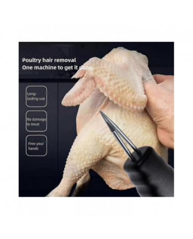 Plumeuse de plumes de volaille électrique Petite machine à plumer de poulet rechargeable