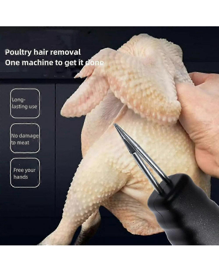 Plumeuse de plumes de volaille électrique Petite machine à plumer de poulet rechargeable