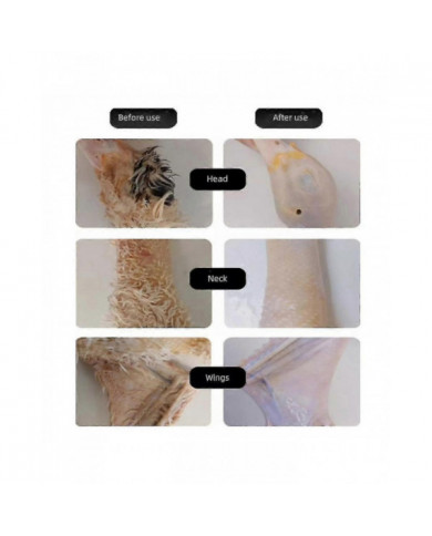 Plumeuse de plumes de volaille électrique Petite machine à plumer de poulet rechargeable