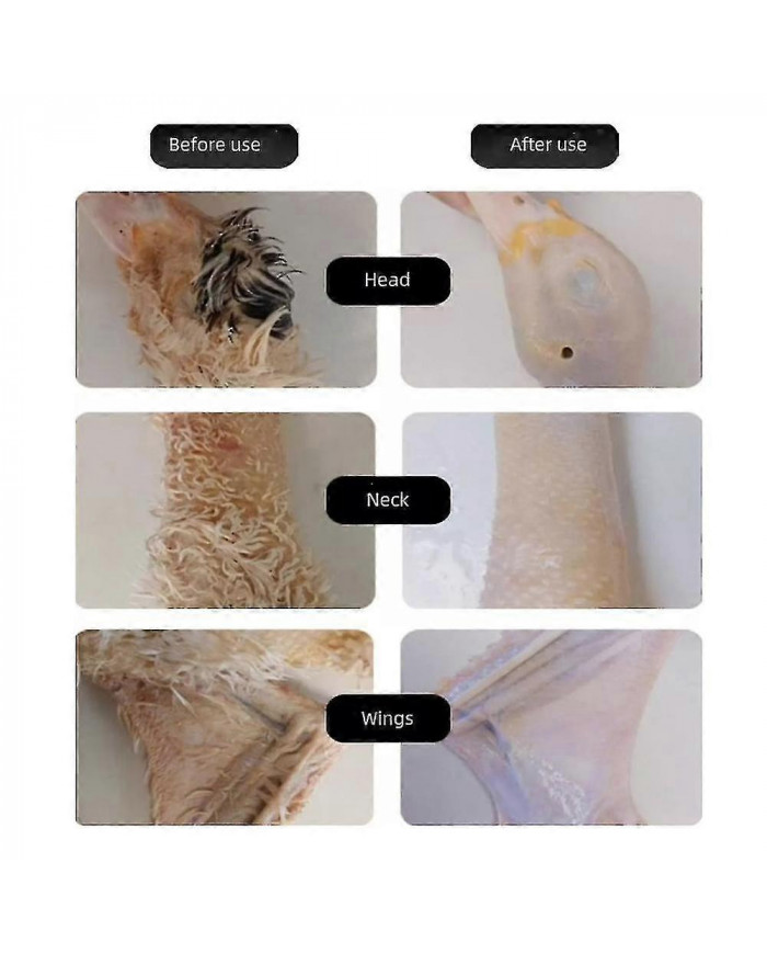 Plumeuse de plumes de volaille électrique Petite machine à plumer de poulet rechargeable