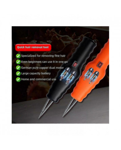 Plumeuse de plumes de volaille électrique Petite machine à plumer de poulet rechargeable