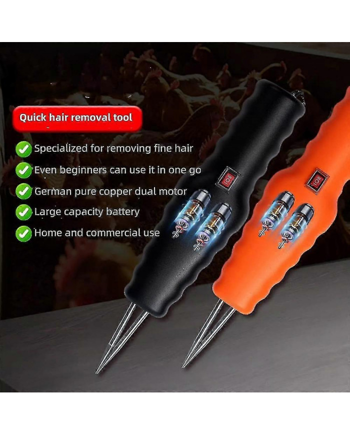 Plumeuse de plumes de volaille électrique Petite machine à plumer de poulet rechargeable