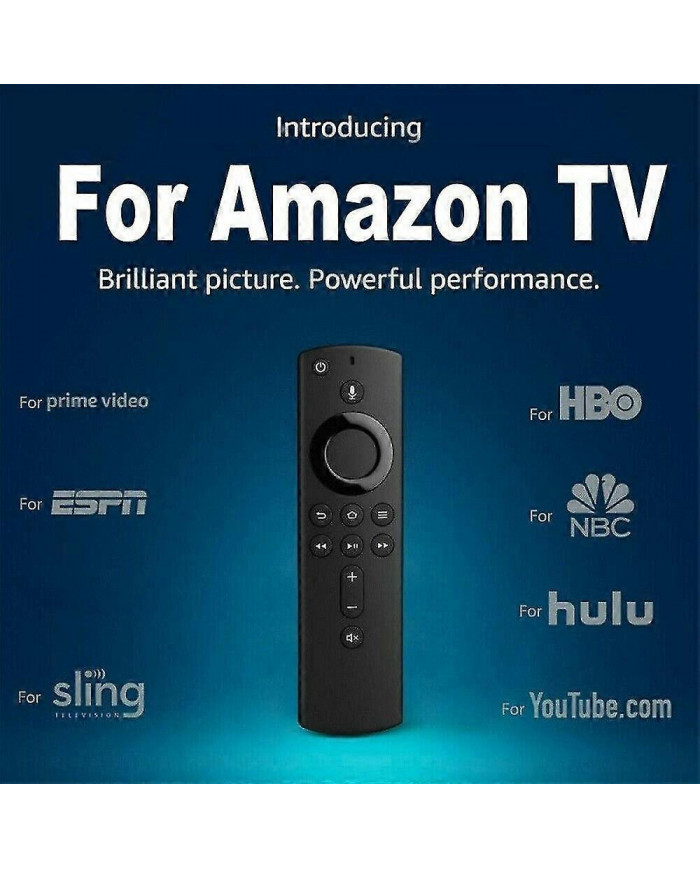 L5b83h pour Amazon E9l29y 3rd Gen Alexa Voice Fire Tv Stick Télécommande