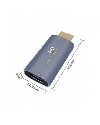 Z51 Usb Femelle à 4k Hdmi Mâle Audio Vidéo Capture Carte Pour Ordinateur Diffusion En Direct